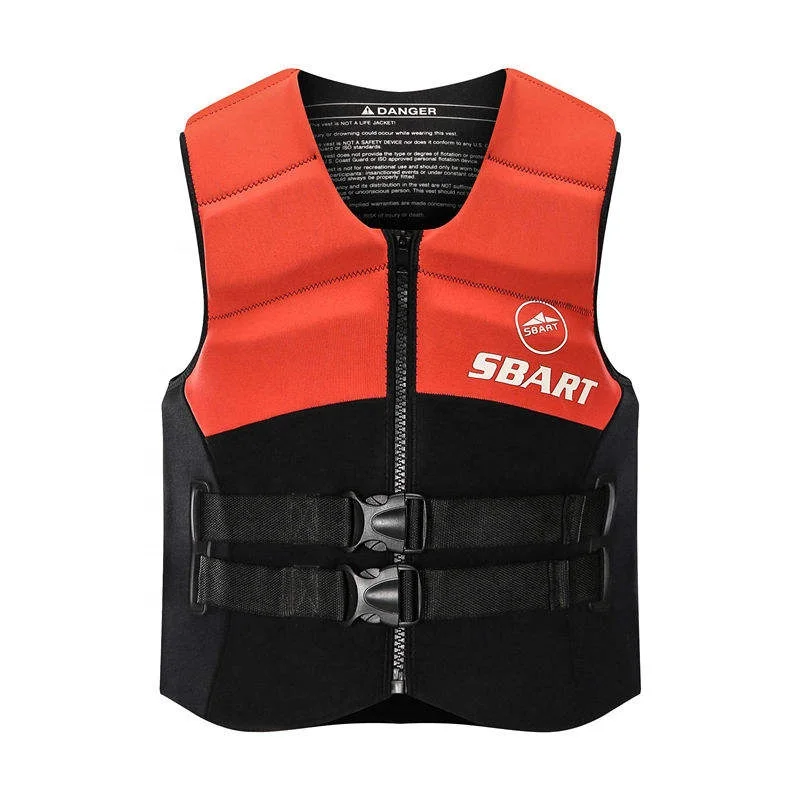 Adult Neoprene Life Jacket Vest Water Safety Marine Kayaking Boating Swimming Surfing Drifting Safety Life Vest jacket