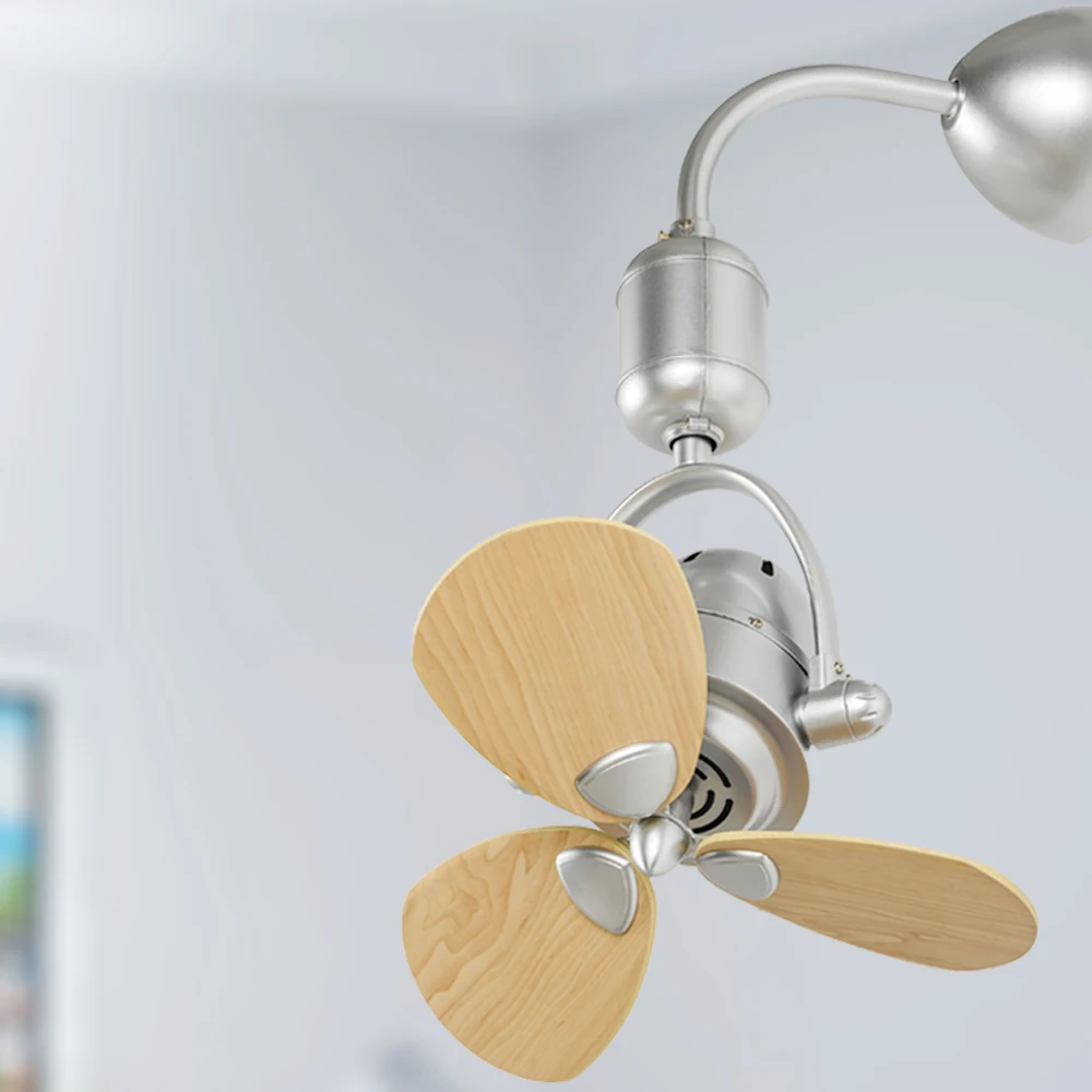 stylish Luxury High Quality  Silver Remote Control Antique Electric Oscillating Ceiling And Wall Fan