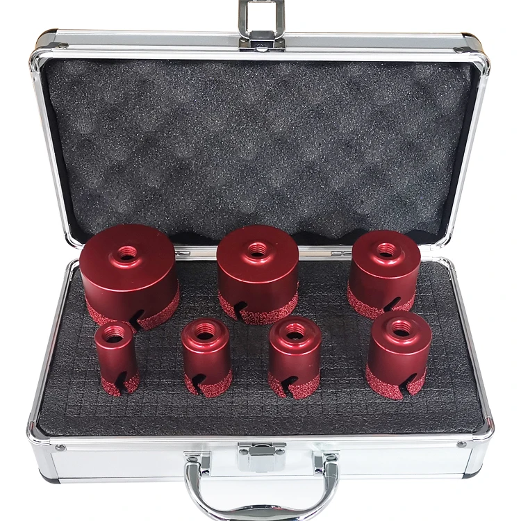 Diamond Hole Saw Drills Price Brazed Diamond Core Drill Bit Threaded Shank For Tiles Ceramic Porcelain