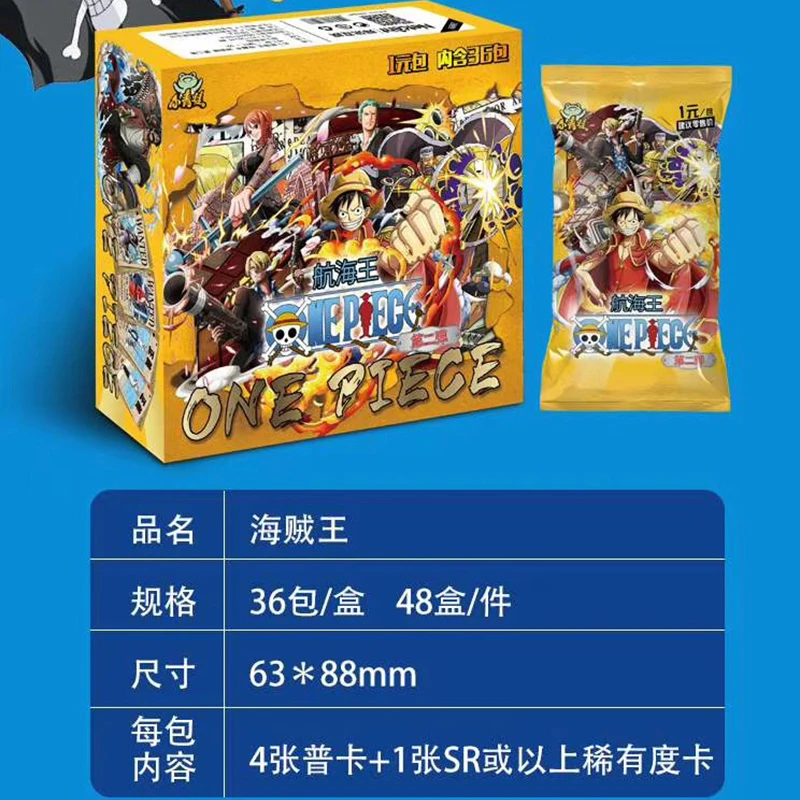 Оптовая продажа коллекционная карточная игра Tcg Box Luffy аниме редкая настольная Детские и взрослые игрушки