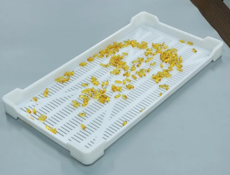 Best seller candy industry well using good air flow vented stackable plastic gummy drying tray