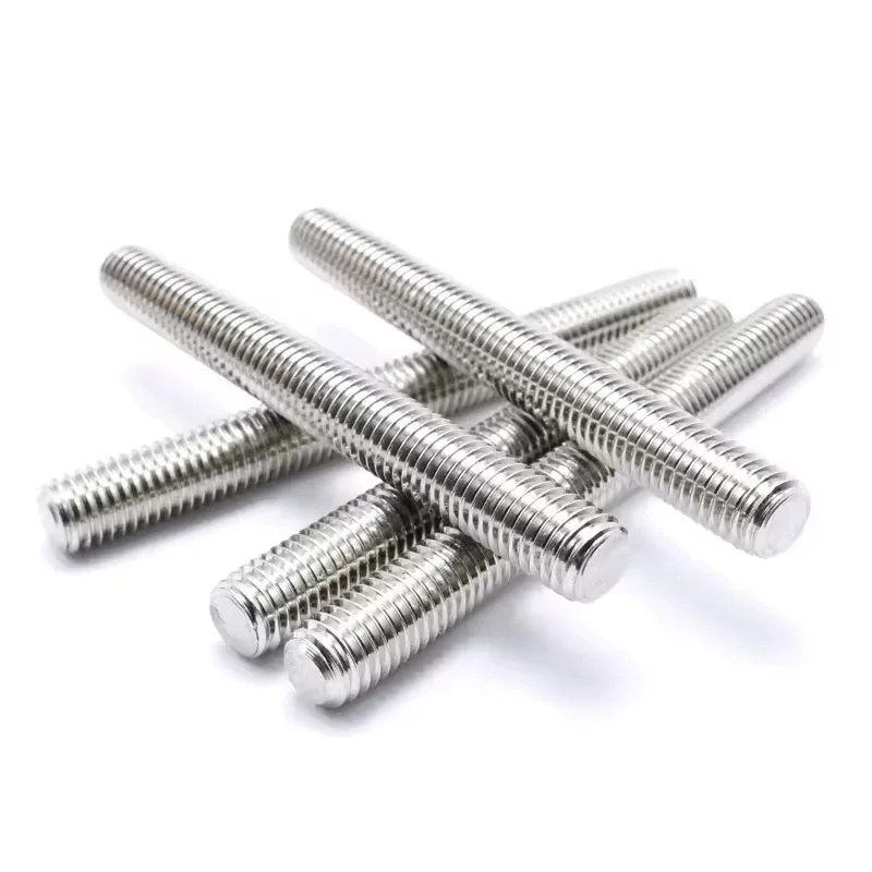 TOBO DIN/ISO Stainless Steel Zinc Plain Finish Bolts Nickel Alloy Inconel 718 Stud Bolt Metric Coarse Fine Pitch Thread Premium