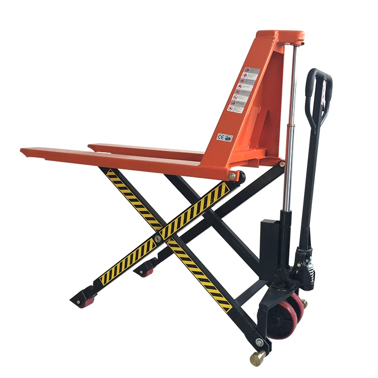 Wholesale Slow Lifting Speed Cargo Safe Handling 110-125 Kg Platform High Lift Pallet Truck
