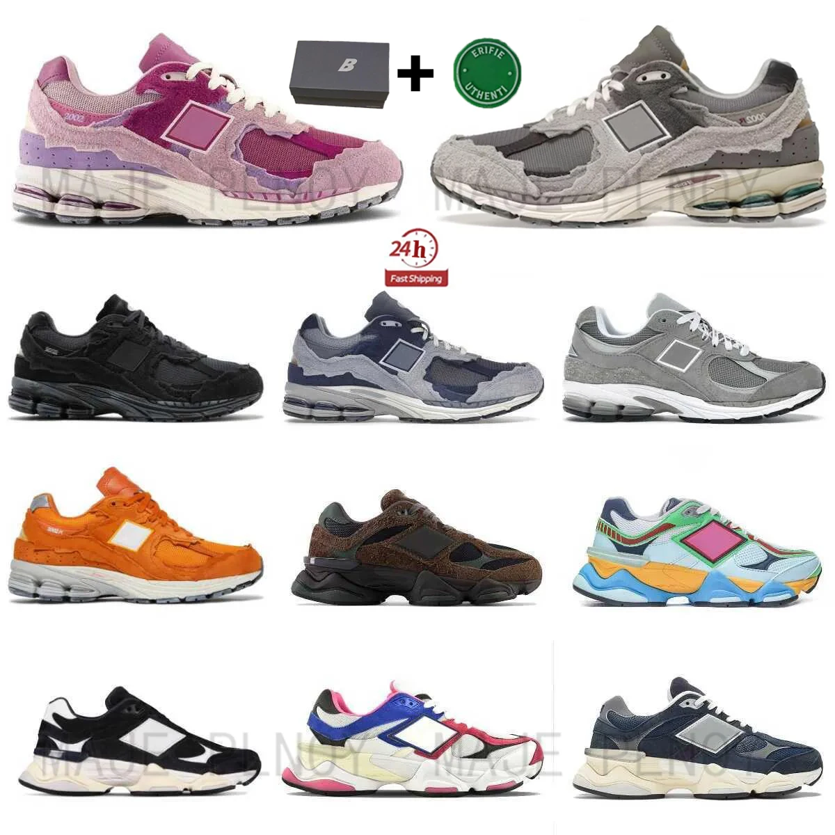 gorras new sneakers men era original  Athletic Mens Luxury Casual Shoes Triple S Pack Rain Cloud Designer New 2002R Sneakers