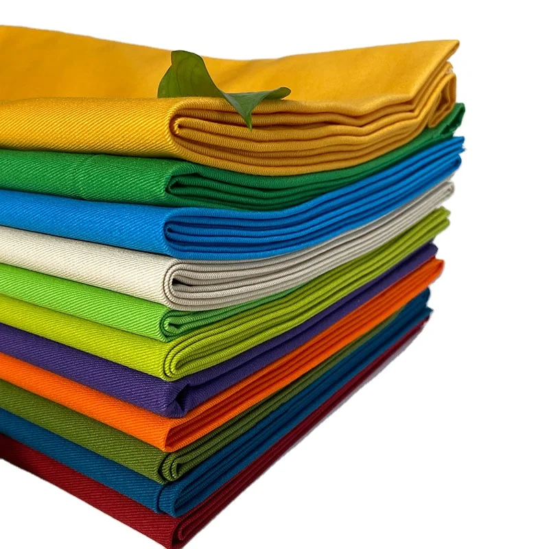 Free Sample Yardage 100% cotton 20*16 128*60 Fabric for Workwear School Uniform Functional Textile Fabric