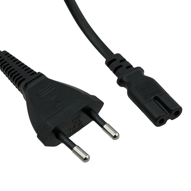 Стандартный CEE7/16 розетка для подключения к C7 250V европейский шнур питания ЕС 2 Pin Ac фута компьютерный