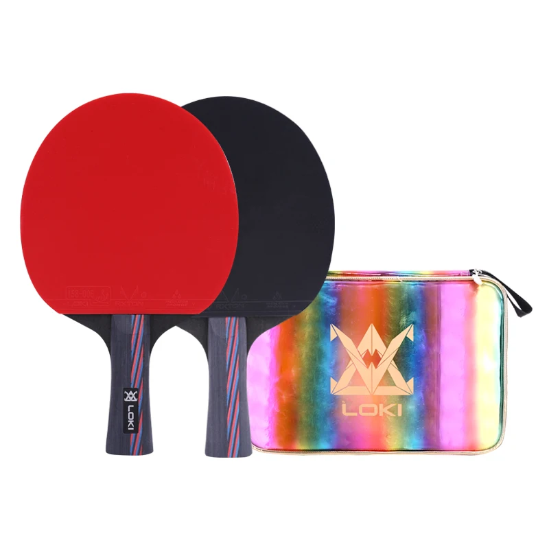 LOKI High quality Professional Table Tennis Racket, Ping Pong Bat, Table Tennis Paddle suit