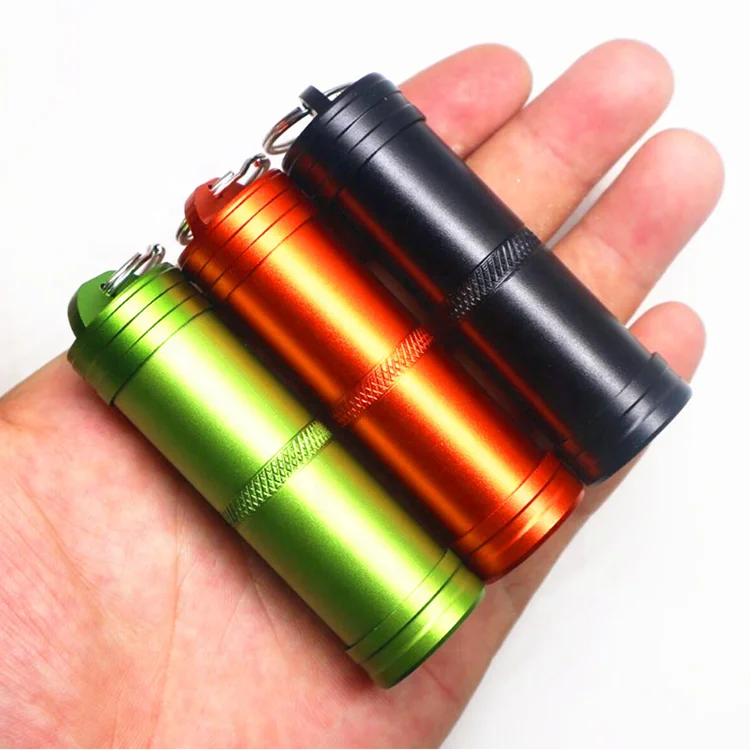 Multi-function aluminum alloy tank medicine box,survival case container for first aid