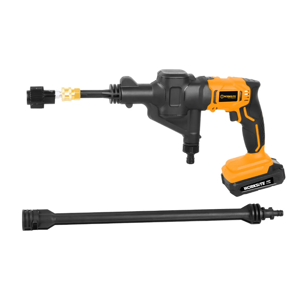 WORKSITE CHPW102 20v Battery Power 4-In-1 Washer Gun Air Blower Cleaner Auto Car Cleaner Pump Cordless High Pressure Washer