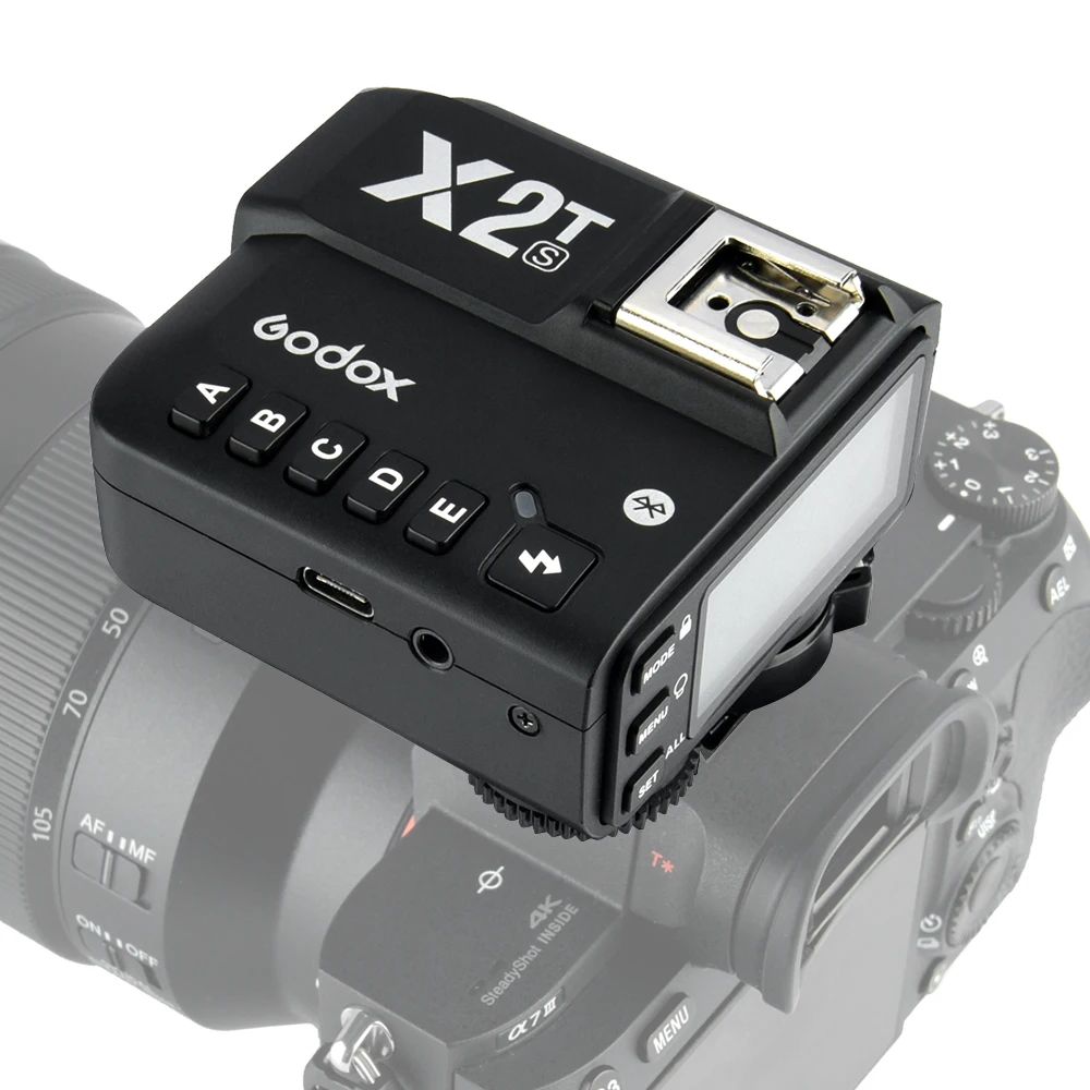 Беспроводной триггер вспышки Godox X2T-S TTL для камеры Sony 2 4G беспроводной передатчик AD200 iPhone HUAWEI