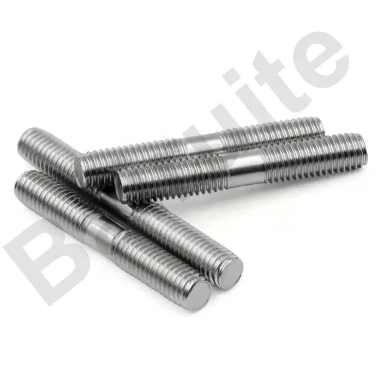 DIN938 Gr2/Gr5  titanium stud bolts
