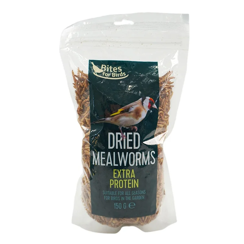 100% natural microwave dried yellow mealworms for  fish feed