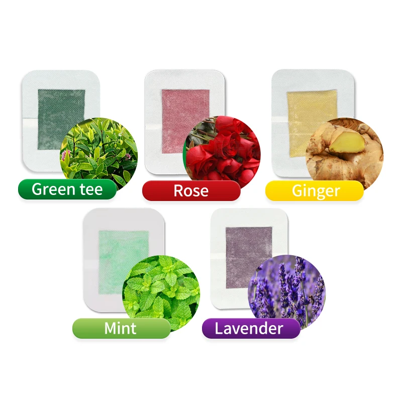 Problem Solving Products Custom Cleansing Foot Pads Health Care Products Foot massage Pad 2 In 1 Bamboo Detox Foot Patch