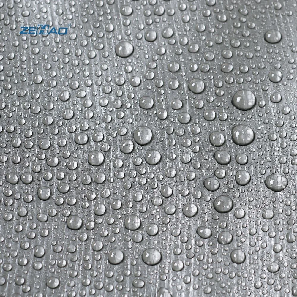 Grey PE Tarp 220gsm Waterproof Tent Covers Polyethylene Sheet Rain Cover