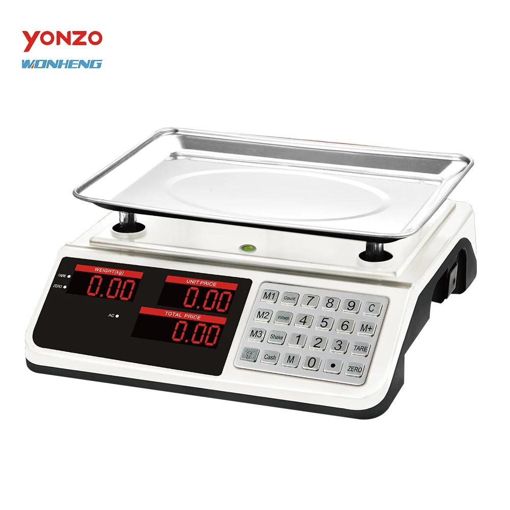 New  Model  Durable  LCD/LED  Digital  30kg Weighing Scale  For  Market  Using electronic weight scale