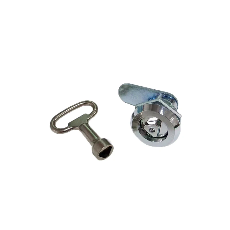 Communication Distribution Box Tongue Lock Ms761 Type Press Shockproof Zinc Alloy Triangular Electrical Cabinet Cylindrical Lock