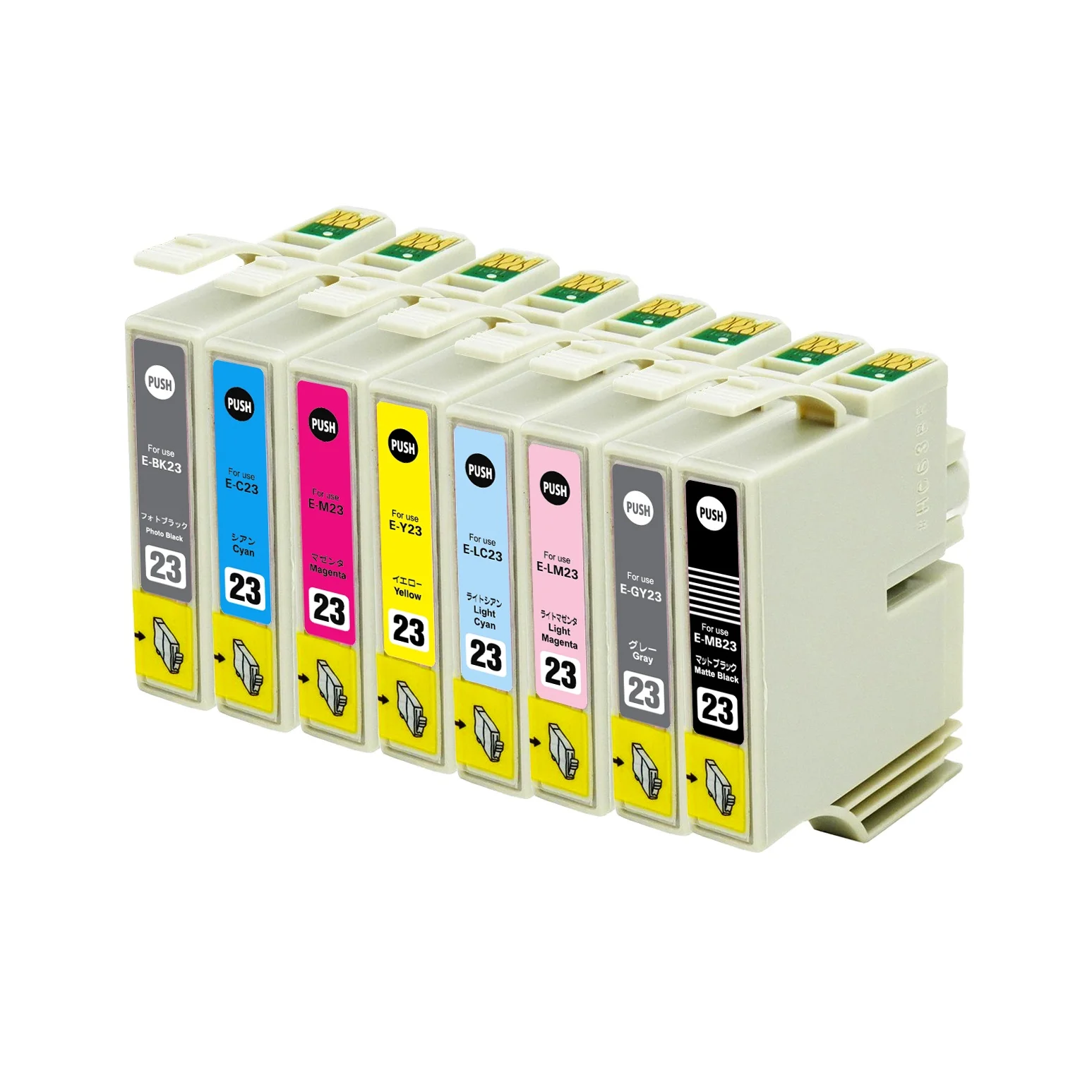 WEL-TRY ICBK23 ICC23 ICM23 ICY23 ICLC23 ICLM23 ICGY23 ICMB23 Premium Compatible Color Inkjet Ink Cartridge for Epson PM-4000PX