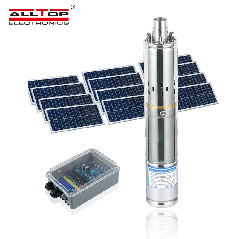 ALLTOP Energy Saving Mass Flow Solar Power Water Pump Cropland Farmland Irrigation System 210W Solar Water Pump