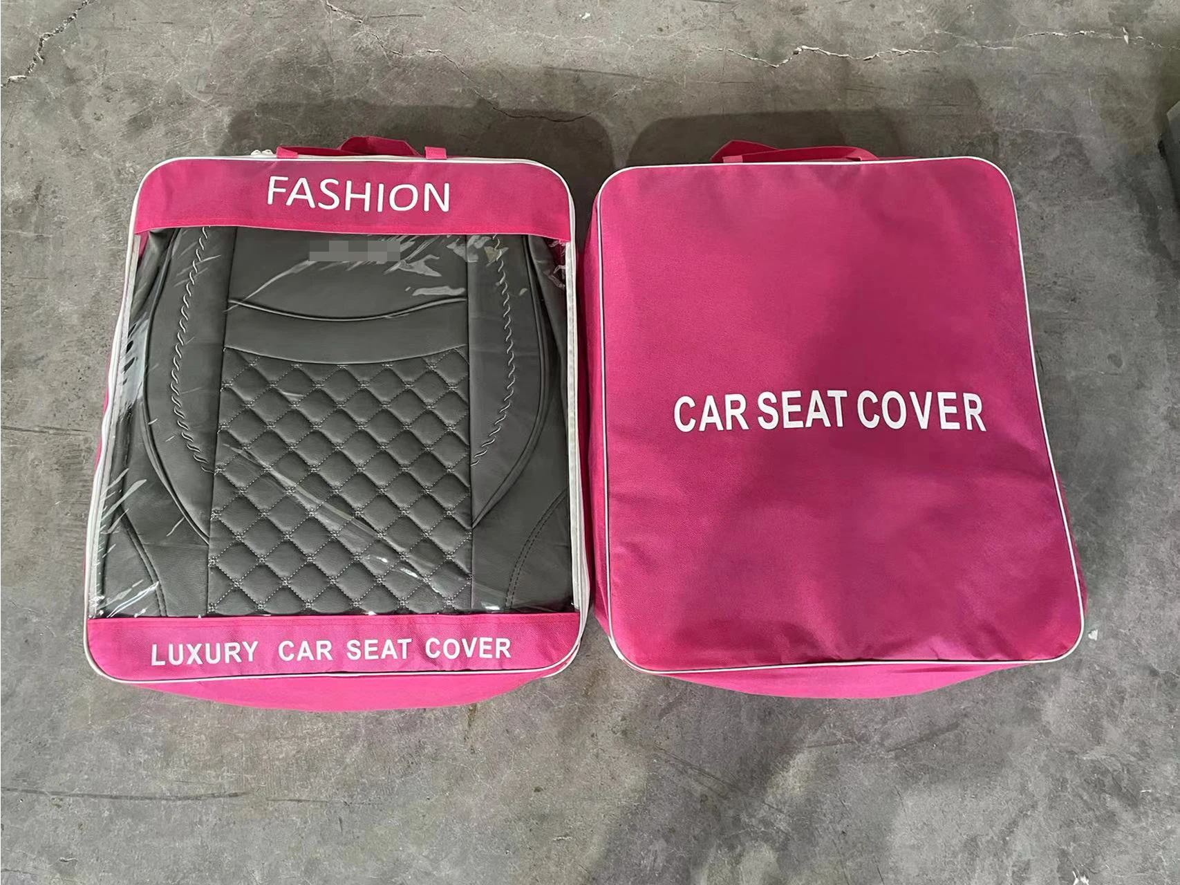 Wellfit Designer Factory Hot-Selling High Quality Universal  Water proof PVC Leather Decoration Car Seat Cover in Full Set