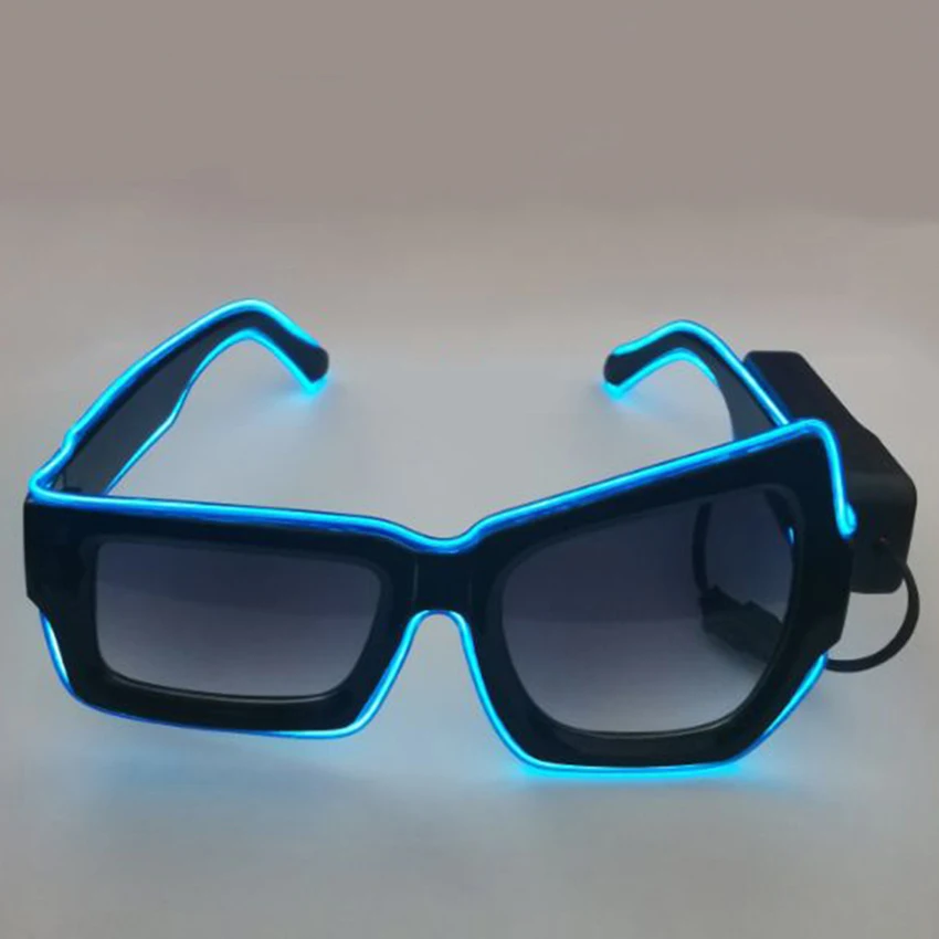 Glowing in Dark EL Glasses LED Light up Glasses for Party Decorations and Gifts