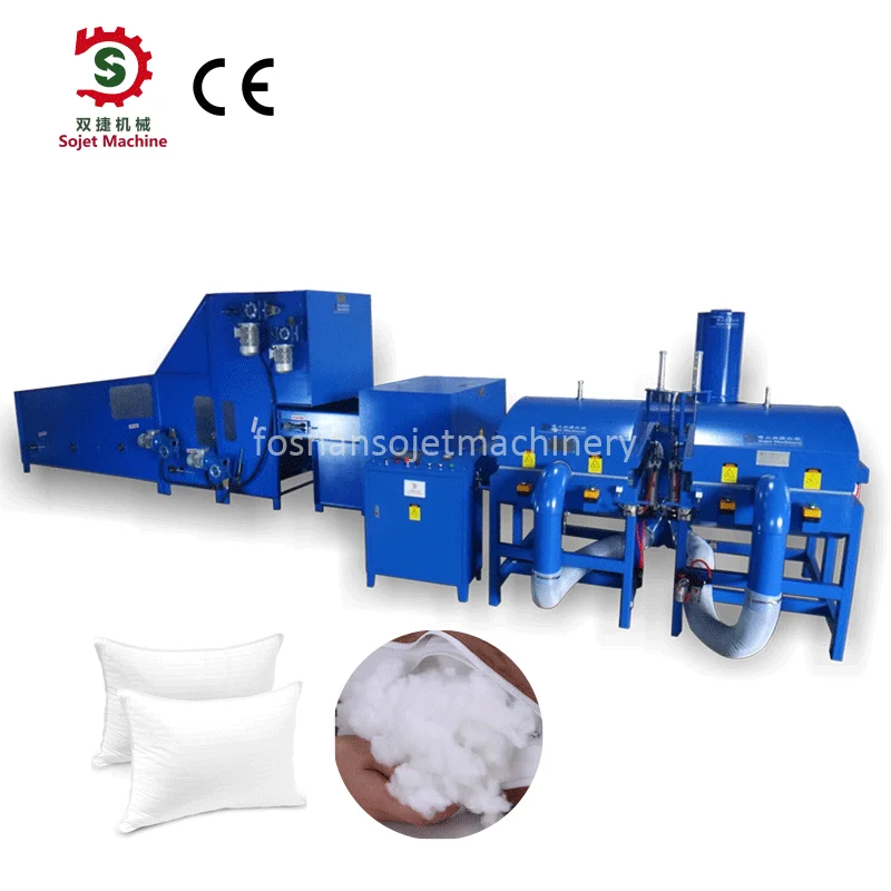 CE high capacity factory direct cotton filling machine pillow stuffing machine cushion making machine for bedding manufacturing