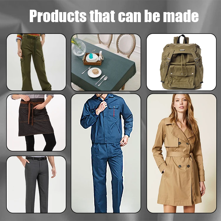 Factory direct sale trousers fabric cargo pants suit pants fabric free sample polyester plain gabardine fabric