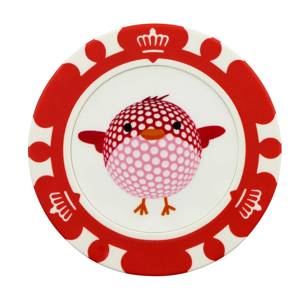 Best Quality Stickers Clay Chip Golf Ball Marker Poker Chips Custom golf poker chip