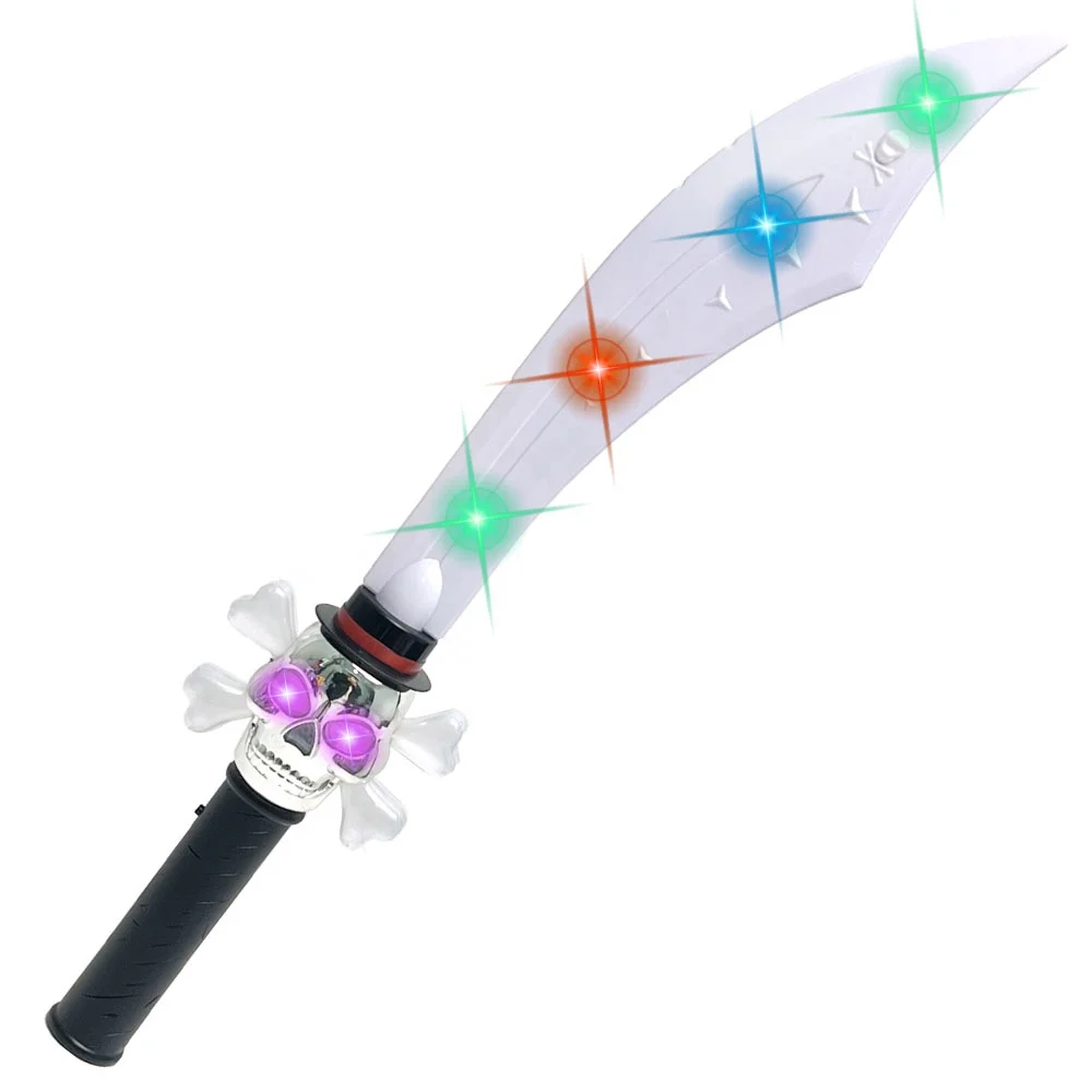 Promotional  light up swords Kids Led Flashing Pirate Series sword toys for kids
