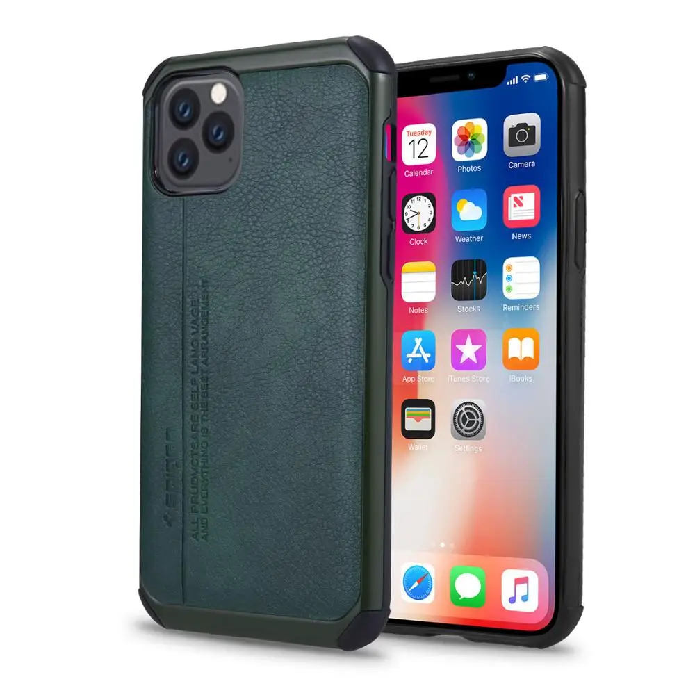 Для iPhone 11 pro задняя крышка pu кожа 4 углы защитный чехол для iPhone 11 pro max