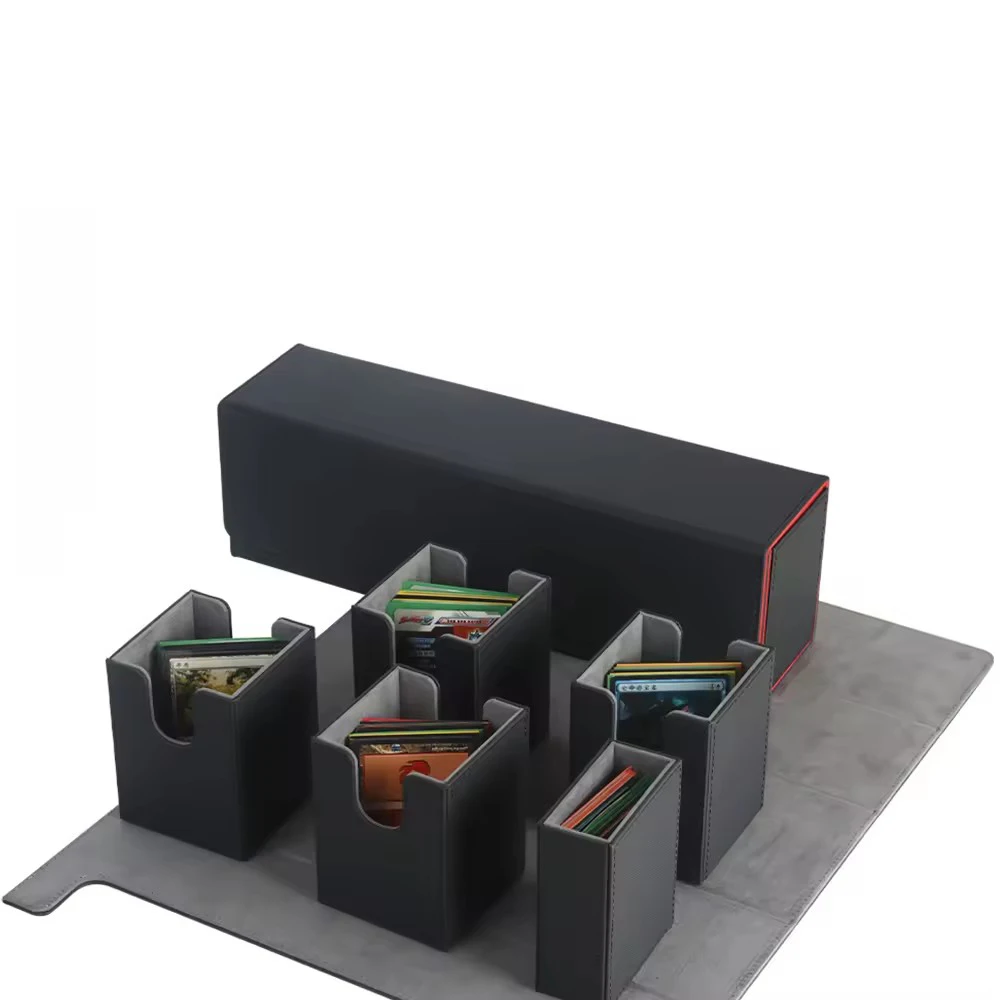 Five In One -80+ 400+ Gaming PU Leather Cover Trading Game Leather Card Cardboard Trading Card Storage Yugioh Deck Box