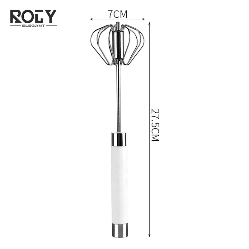 
Semi-automatic Stainless Steel Function Of Egg Beater Mixer For Kitchen Rotary Egg Hand Whisk 