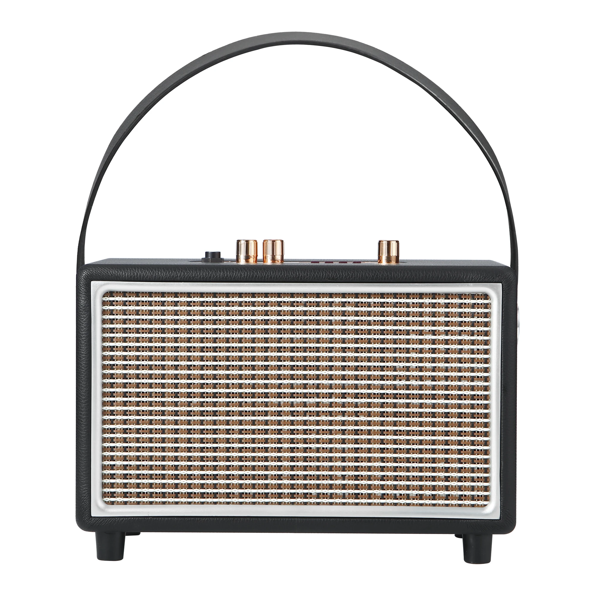 Home Audio Sound System Portable Retro Vintage Speaker Wooden Vintage Style for Home Office Outdoor