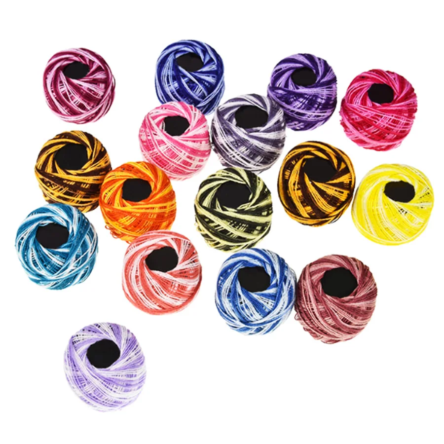 manufacturers wholesale 10g cotton yarn crochet knitting yarn crochet embroidery thread for hand knitting