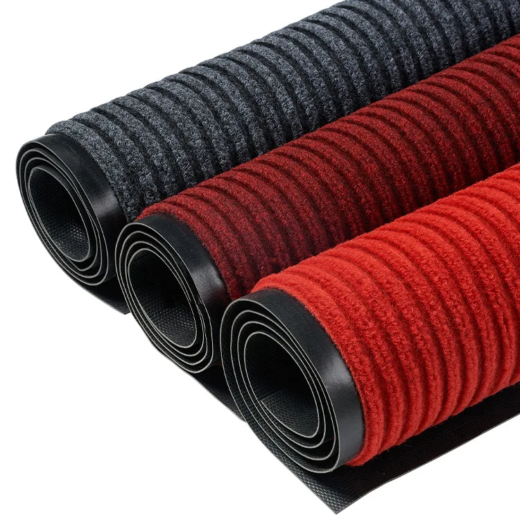 Environmentally Sublimation Wholesale Square Floor Hot Sale Non-Slip Out Blank Washable Dirt Trapper Mat Carpet Rug Rubber