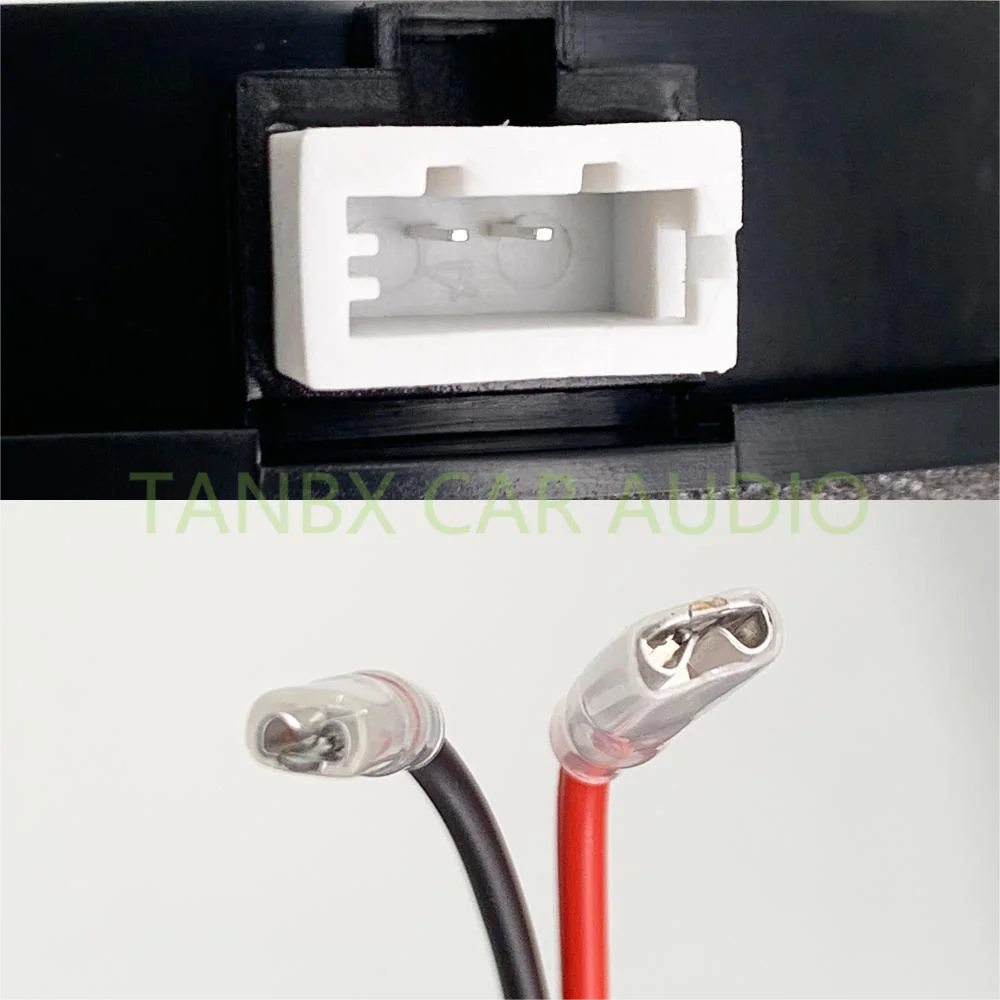 Manufacturer supply new 6.5 inch car door audio speaker gasket plastic material pad include wire for Hyundai  cars HYD-65A