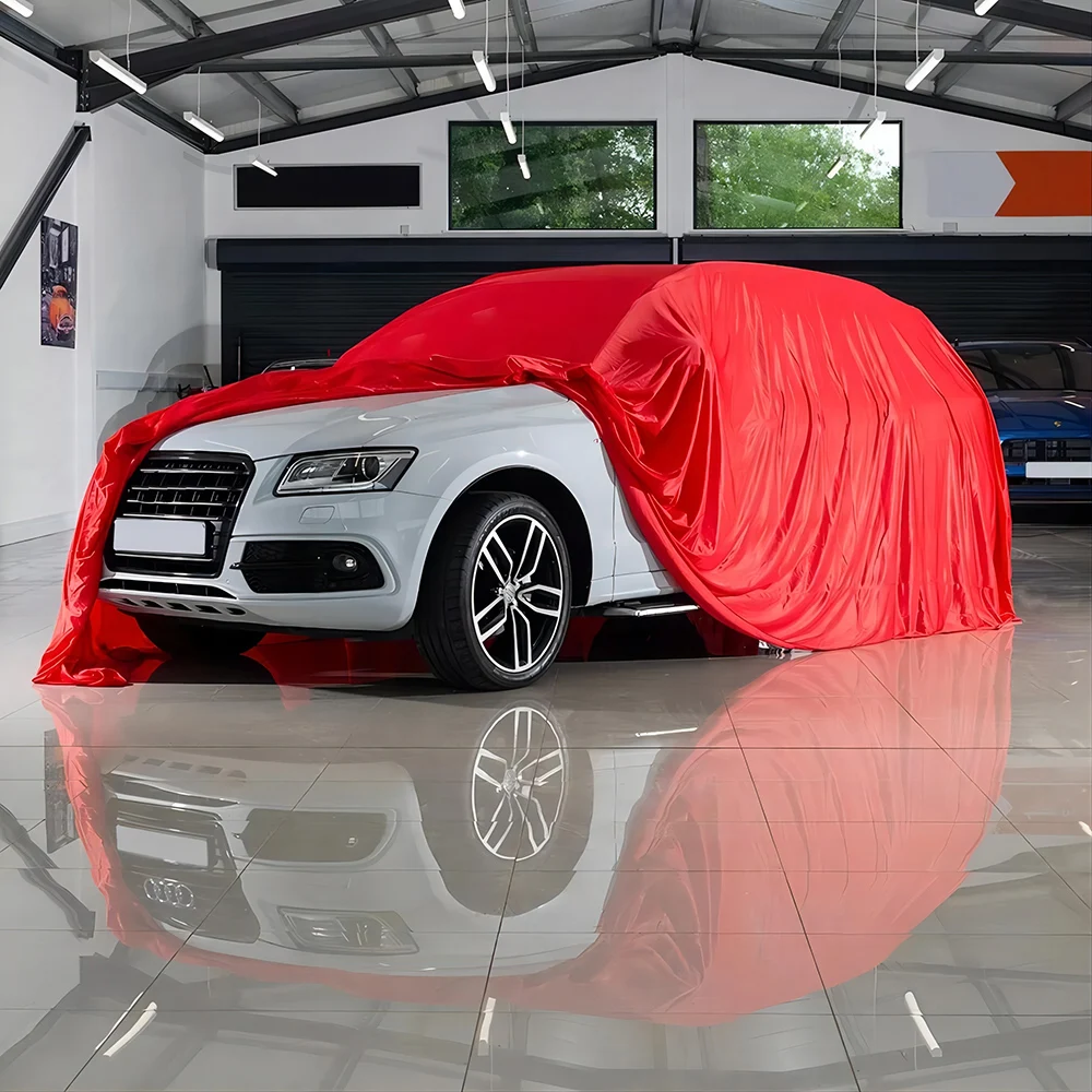Hot selling Universal Car Reveal Cover Soft Launch  Dust Presentation Showroom Reveal Cover Dealer HandoverR