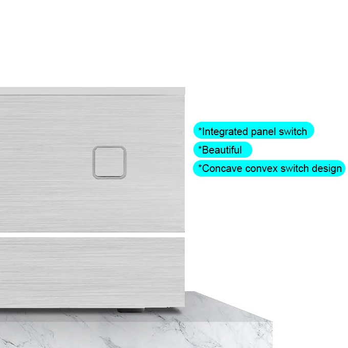 RGEEK A02 Micro PC Chassis SFF Small Form Factor PC Case Mini ITX Computer Gaming Case, Special Supports Half Height GPU