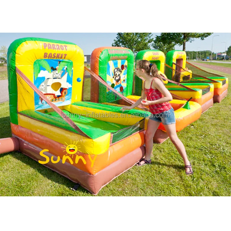 5-in-1 Carnival Games blow up party inflatable games for kids and adults team building or event fun
