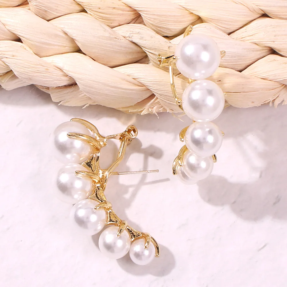 2019 Latest Women Design Jewelry Rhinestone Earring Pearl Earring