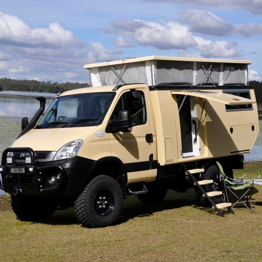 
Iveco Daily Single Cab 4x4 small camper with shower and toilet 