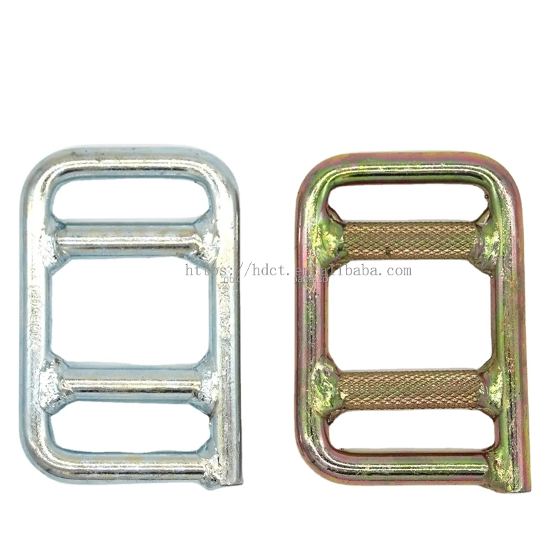 50mm 5000kg Double Bar Buckle One Way Buckle Galvanized Forged One Way Lashing Buckle