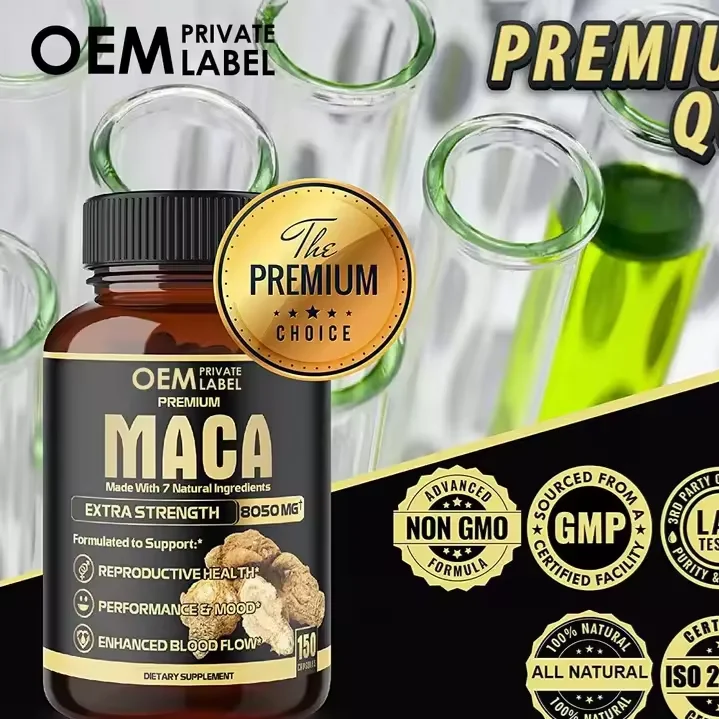 Пользовательские Private Label Maca корень капсулы