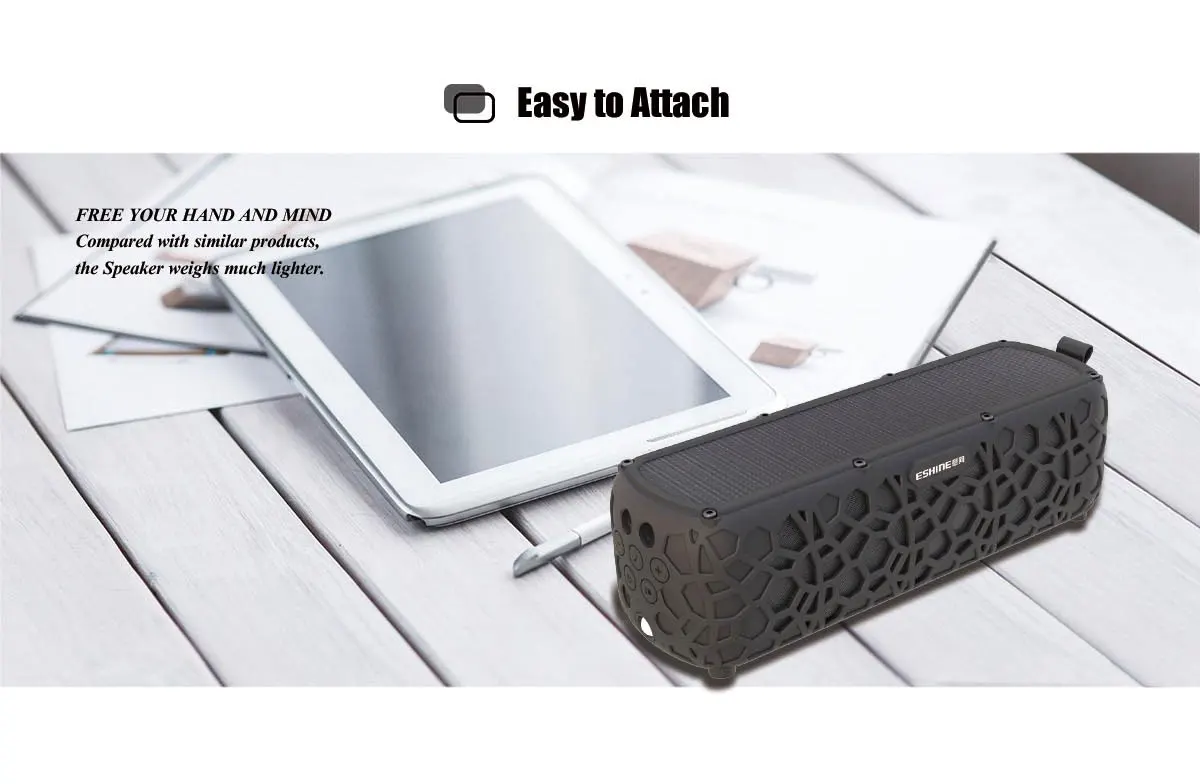 ES-T65 inalambrico altavoz hybrid speakers outdoor excellent bass waterproof blue tooth speaker portable solar bluetooh speaker