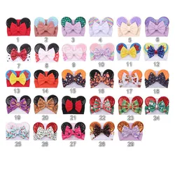 Hot Selling Sweet Baby Headband Big Butterfly Bowknot Children Sequin Hair Accessories Headband