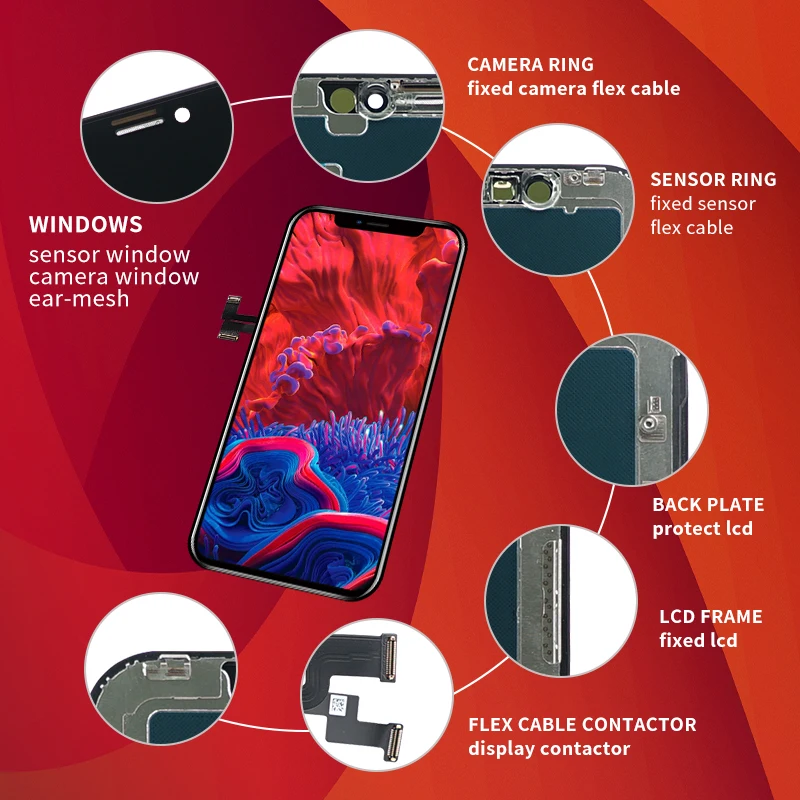 Сенсорный ЖК-дисплей для мобильного телефона Apple iPhone