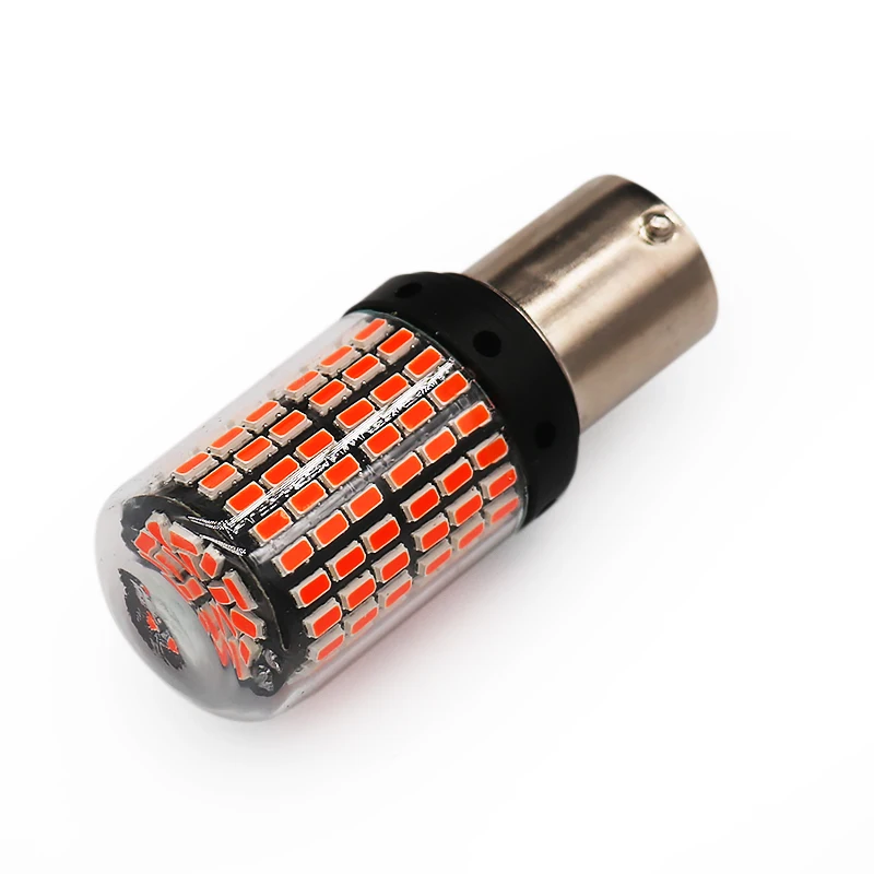
Star flute 12V Canbus no error 1156 BA15S BAU15S T20 7440 Car 4014 Chips 144SMD led signal lamp 