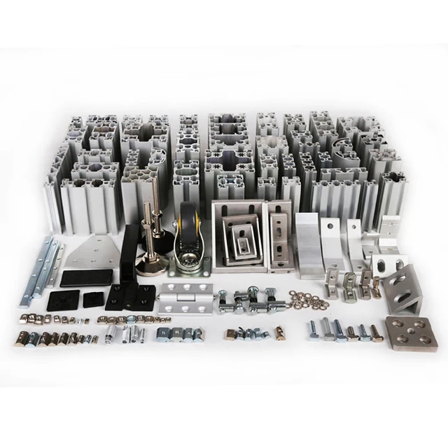 Bosch compatible aluminum profile accessories for T-slot aluminum extrusion