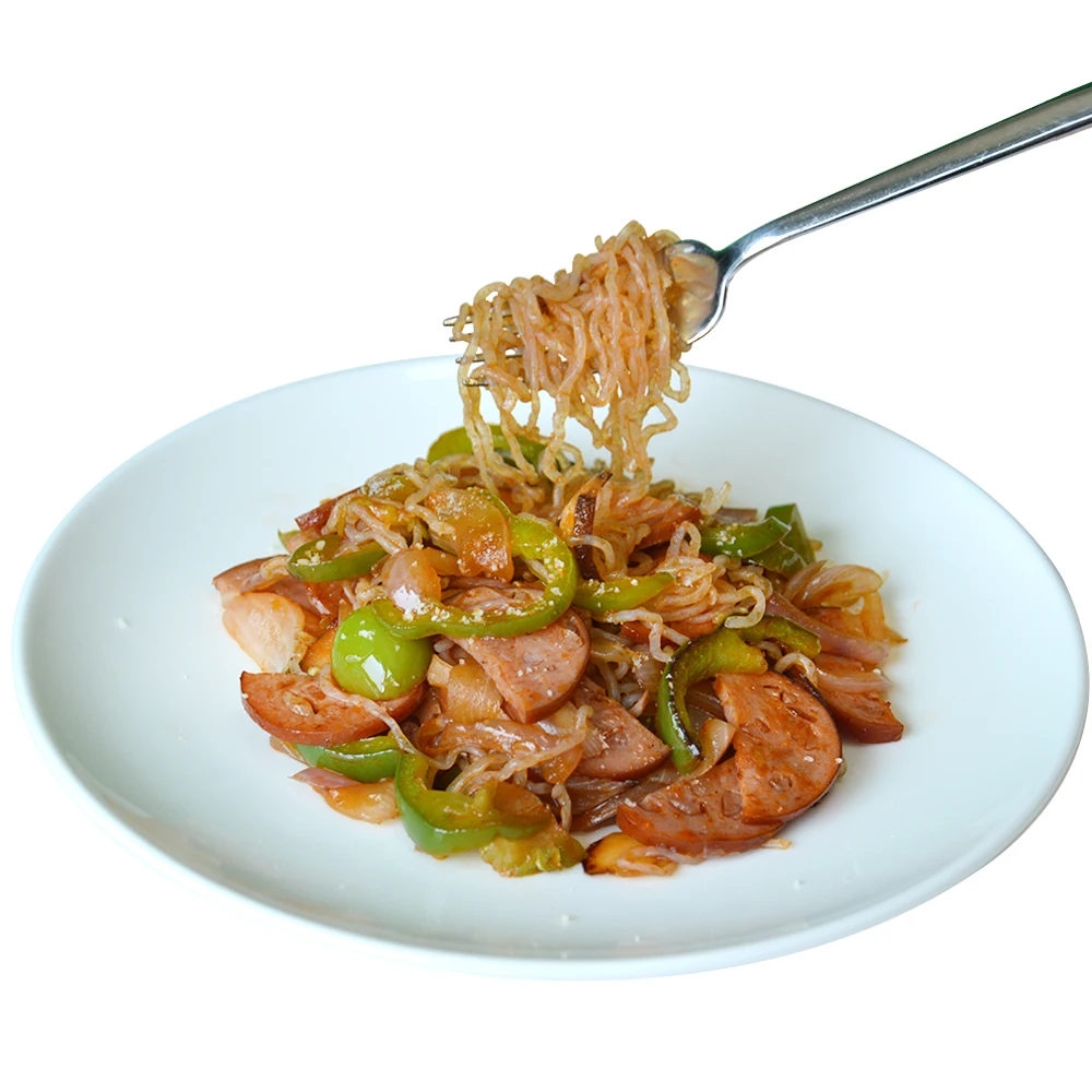 0 Sugar wholesale konjac noodles Keto food Shirataki noodles low carbs instant noodles
