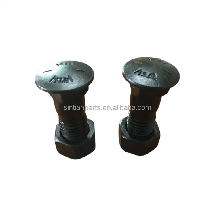 40Cr Material 12.9 Grade Excavator and Crawler Bulldozer sprocket plow bolt and nut 4F3656/4K0367 with size 5/8X2-1/2