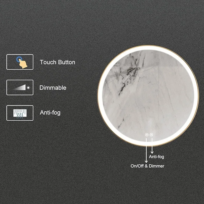 Водонепроницаемый светодиодный зеркальный переключатель для ванной комнаты